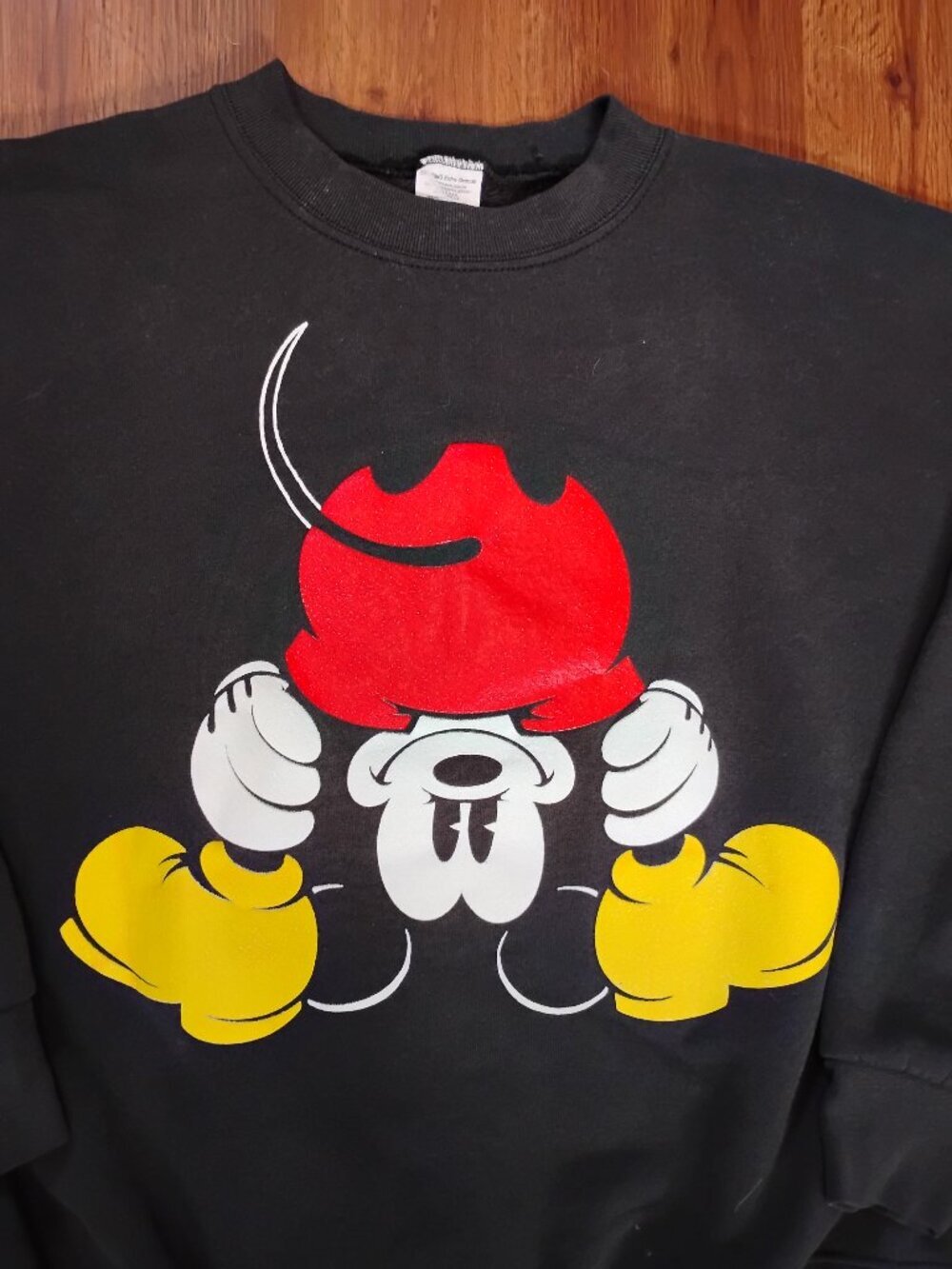 Vintage Disney Mickey Mouse Through Legs Crewneck Sweatshirt